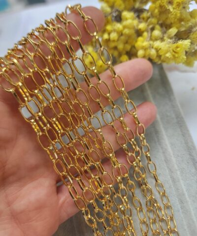 5x10 Mm Atac Altin Kaplama Taki Zinciri