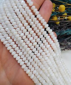 5X3 MM AAA Rondela Doğal Sedef Taşı