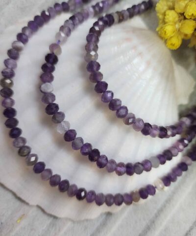 5x3 Mm Fasetli Rondela Ametist Tasi 2