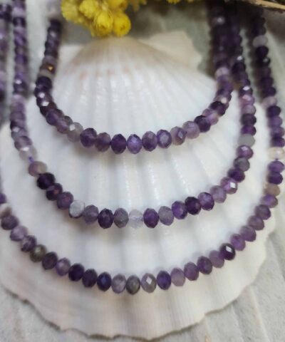 5x3 Mm Fasetli Rondela Ametist Tasi 3