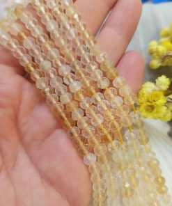 5X3 MM Fasetli Rondela Sitrin Taşı