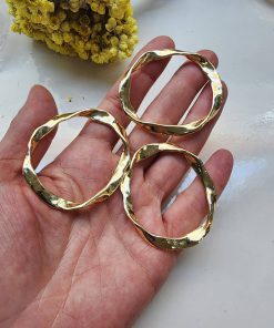 5x6 CM Eğimli Oval Halka Takı Malzemesi