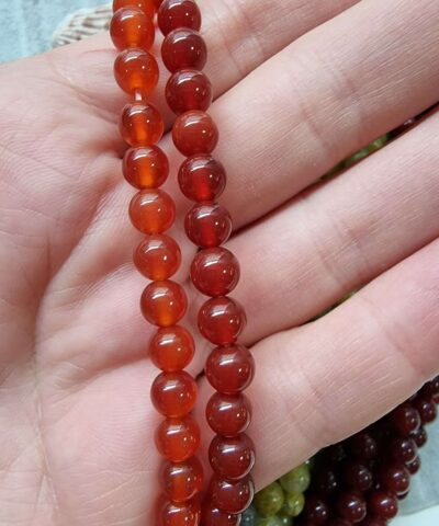 6 Mm Akik Dogal Tas Boncuk 501