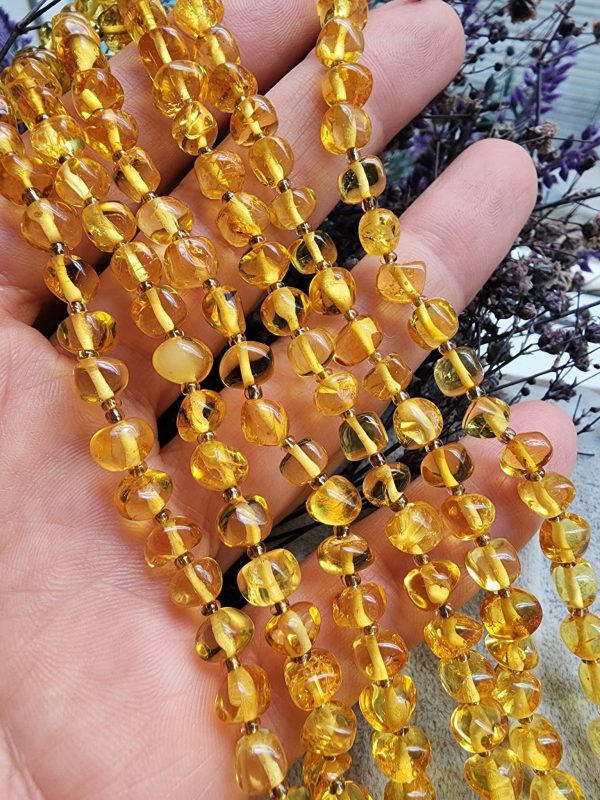 6 MM Amorf Kehribar Dizi