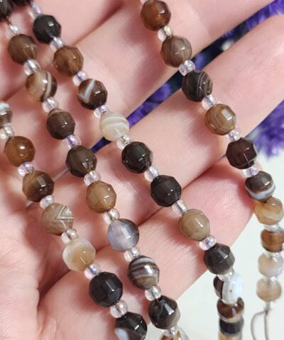 6 Mm Cokgen Aci Kahve Akik Dogal Tas Dizi Aaa 2