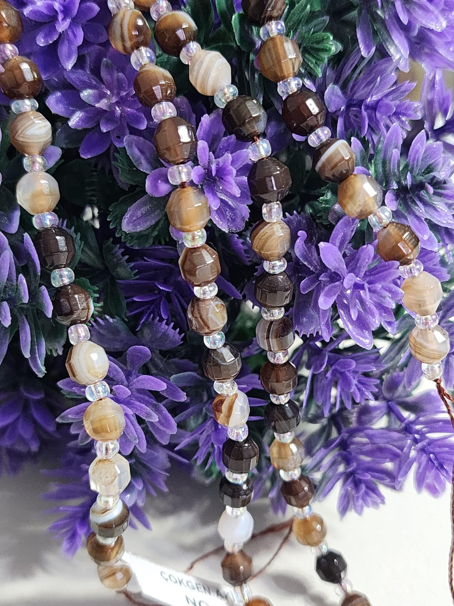 6 Mm Cokgen Aci Kahve Akik Dogal Tas Dizi Aaa