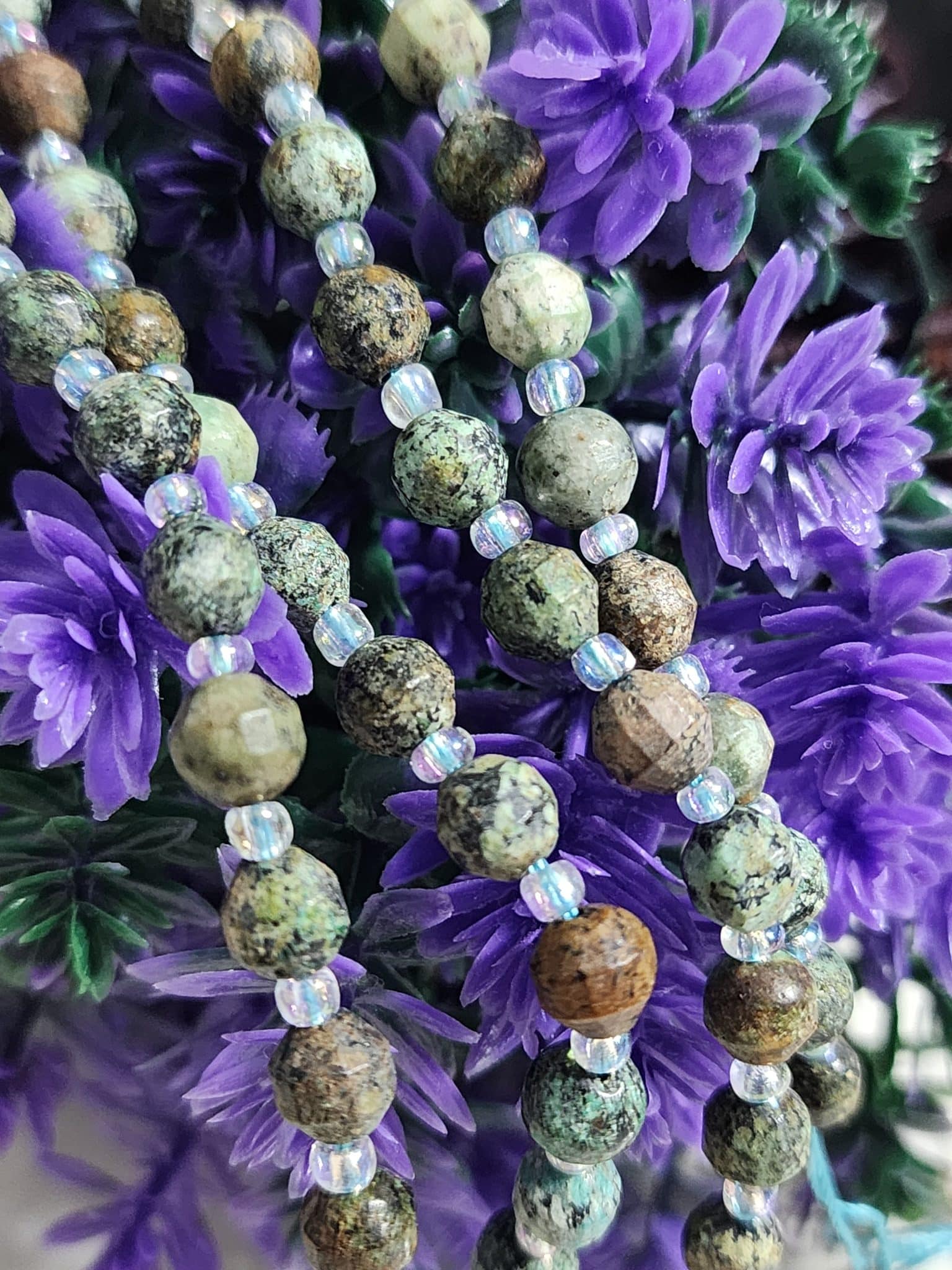 6 Mm Cokgen Afrika Turkuazi Dogal Tas Dizi Aaa