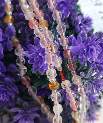 6 Mm Cokgen Cilek Kuvars Dogal Tas Dizi Aaa