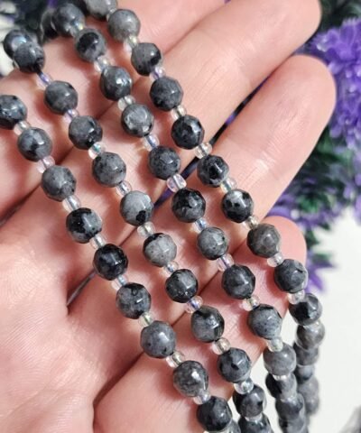 6 MM Çokgen Lavrakit Doğal Taş Dizi AAA