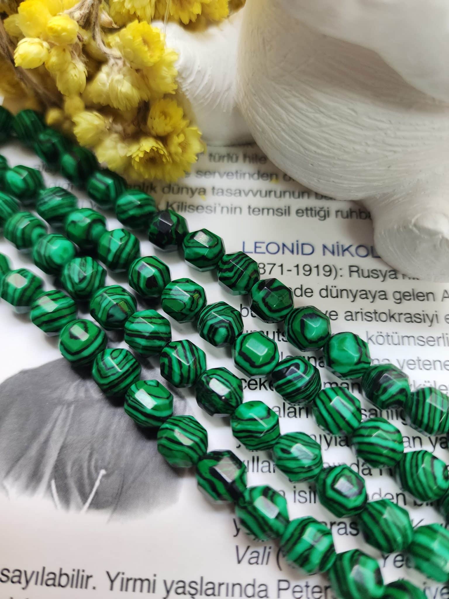 6 Mm Cokgen Malakit Tasi