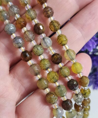 6 Mm Cokgen Olive Akik Dogal Tas Dizi Aaa 2