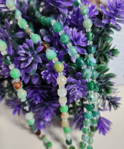 6 Mm Cokgen Yesil Akik Dogal Tas Dizi Aaa