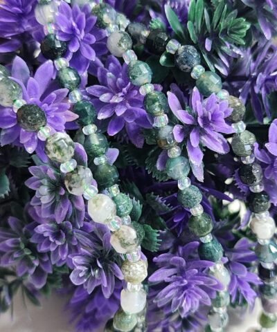 6 Mm Cokgen Yosun Akik Dogal Tas Dizi Aaa