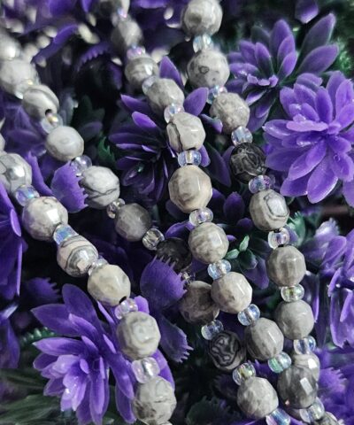 6 Mm Cokgen Zebra Jasper Dogal Tas Dizi Aaa