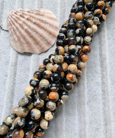 6 Mm Damarli Akik Dogal Tas Boncuk 4