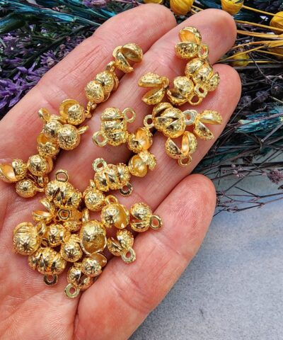 6 Mm Desenli Dokum Midye Kapama Taki Malzemesi 502