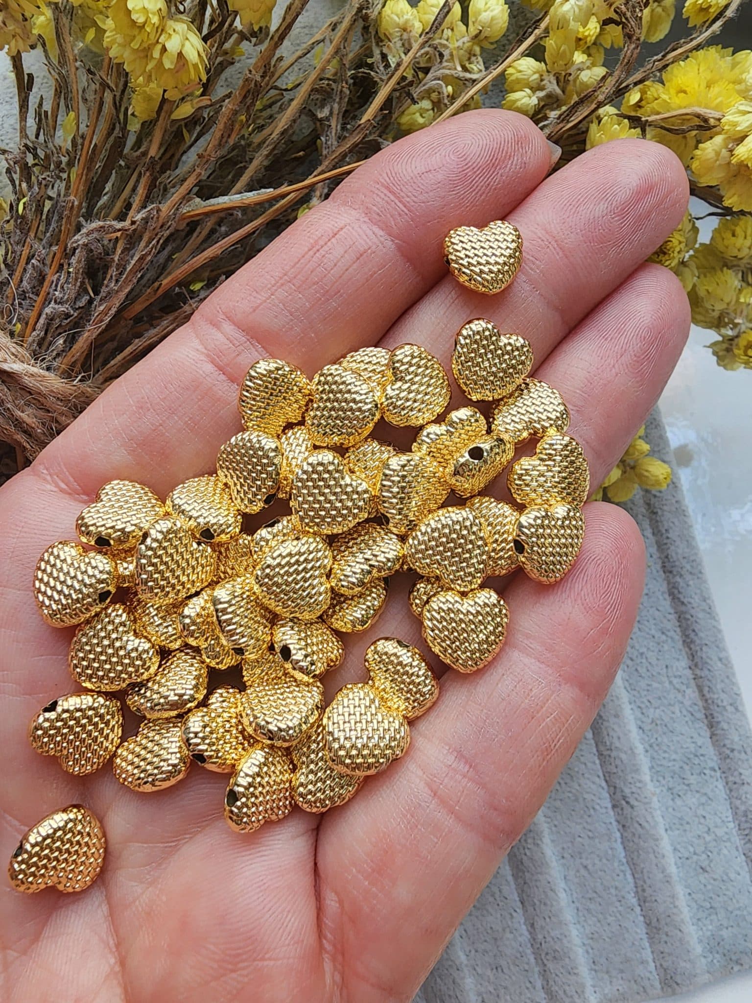6 MM Desenli Kalp Takı Aparatı