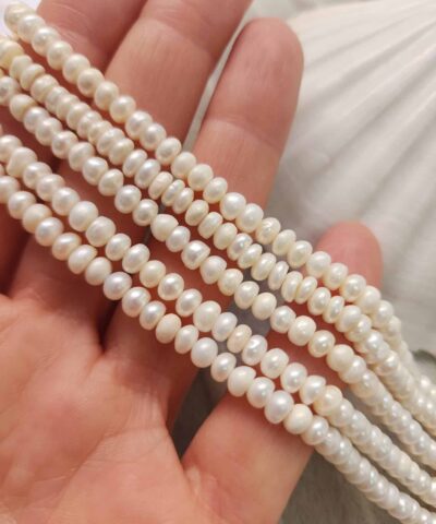 6 MM Doğal Barok Disk İnci Disk