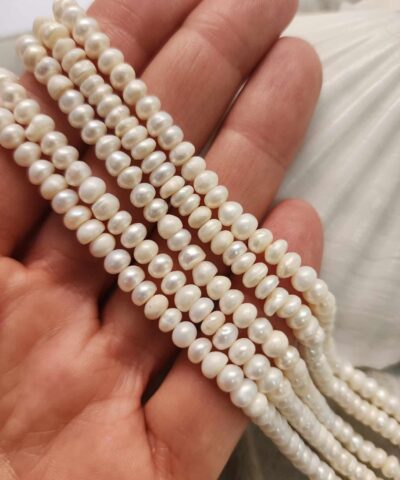 6 MM Doğal Barok Disk İnci Disk