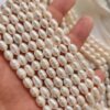 6 Mm Dogal Beyaz Barok İnci 2