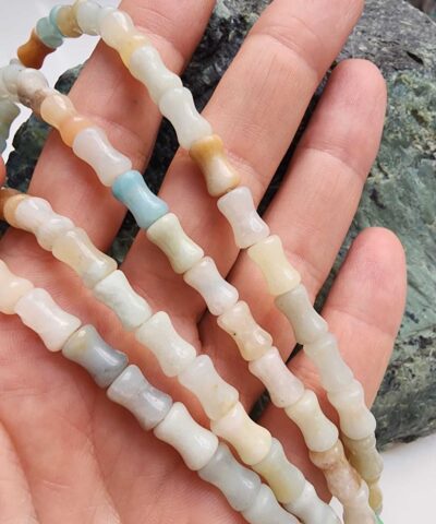 6 MM Eğik Silindir Amazonit Taşı
