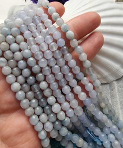 6 MM Faset Akua Kuvars Dizi Doğal Taş