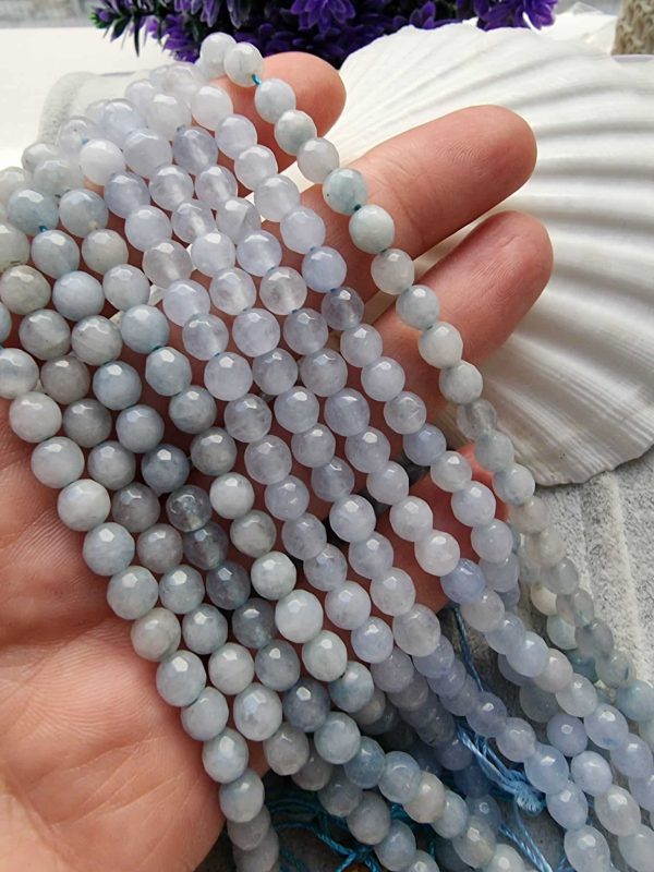 6 Mm Faset Akua Kuvars Dizi Dogal Tas 4