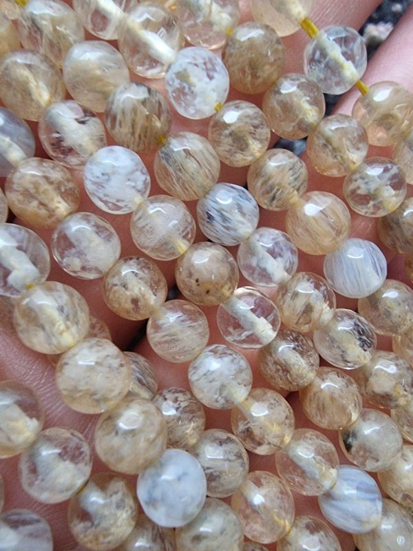 6 Mm Faset Sitrin Renkli Kuvars Dogal Tas 3
