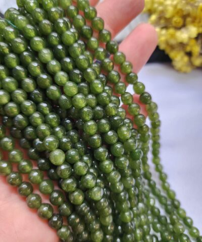 6 MM Faset Yeşim Ceyt Kuvars Taşı