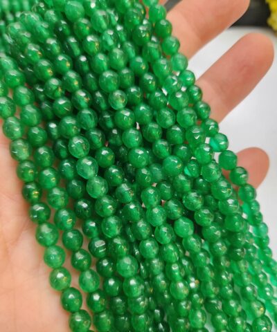 6 MM Faset Yeşim Ceyt Kuvars Taşı