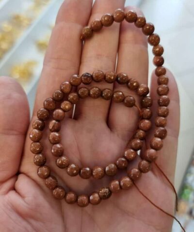 6 Mm Fasetli Kahve Yildiz Dogal Tas 3