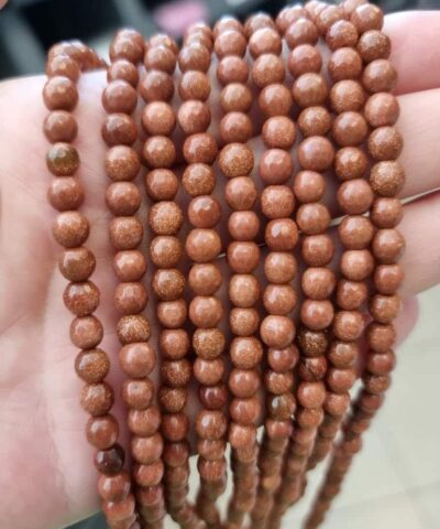 6 Mm Fasetli Kahve Yildiz Dogal Tas 4