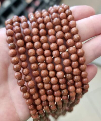 6 Mm Fasetli Kahve Yildiz Dogal Tas 5