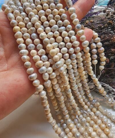 6 MM Ham Doğal Barok İnci