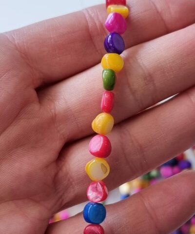 6 Mm Karisik Renkli Mix Sedef