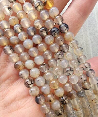 6 Mm Kure Bej Akik Tasi