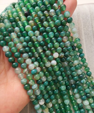 6 Mm Kure Cim Yesil Akik Tasi