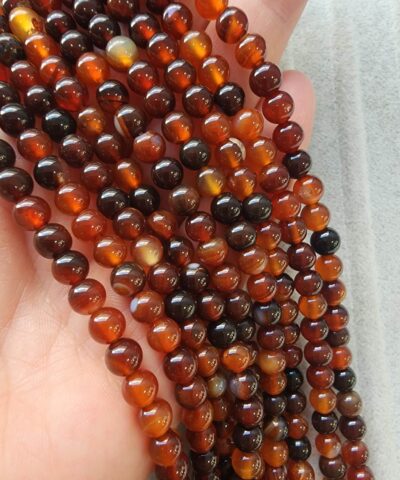 6 Mm Kure Kahve Akik Tasi