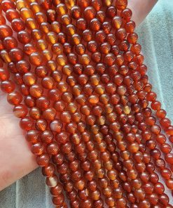 6 MM Küre Karnelyan Akik Taşı