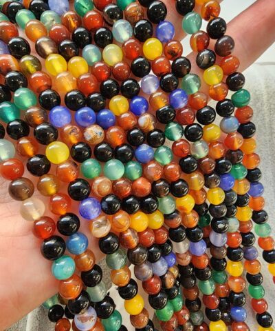 6 Mm Kure Koyu Mix Akik Tasi