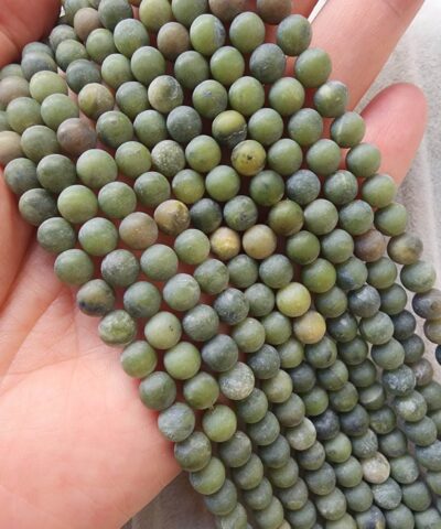 6 Mm Kure Mat Yesil Akik Tasi