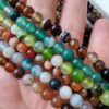 6 Mm Madagaskar Akik Dogal Tas Boncuk