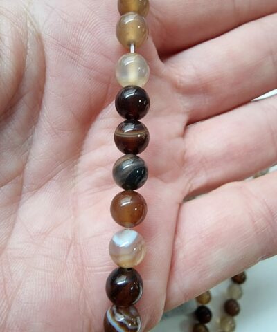 6 Mm Madagaskar Akik Dogal Tas Boncuk 502