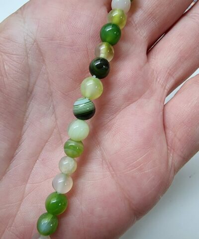 6 Mm Madagaskar Akik Dogal Tas Boncuk 504