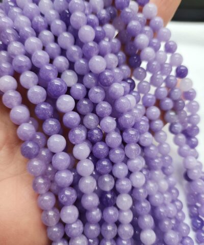 6 MM Mat Lila Ceyt Kuvars Taşı