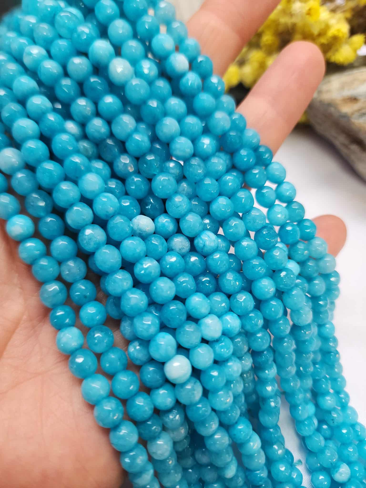 6 MM Mavi Kuvars Taşı