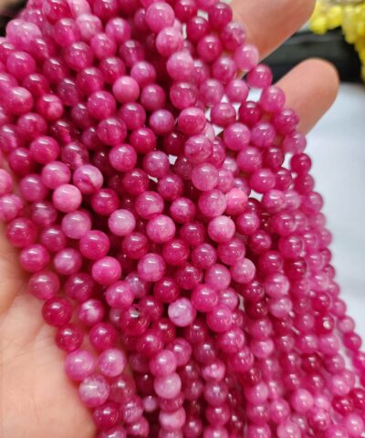 6 MM Rodokrozit Ceyt Kuvars Taşı