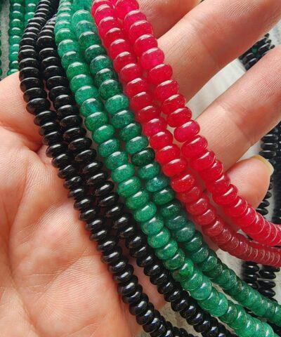 6 Mm Rondela Akik Dogal Tas 4