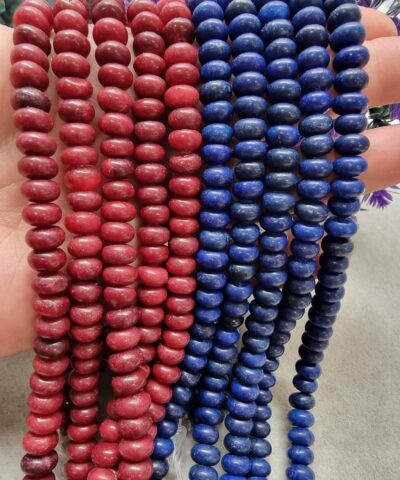 6 Mm Rondela Akik Dogal Tas