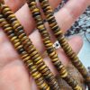 6 Mm Rondela Kaplan Gozu Dogal Tas
